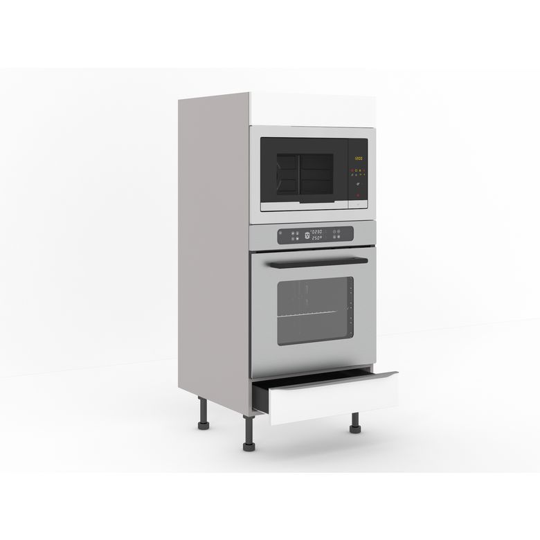 Demi-colonne pour four et micro-ondes encastrables