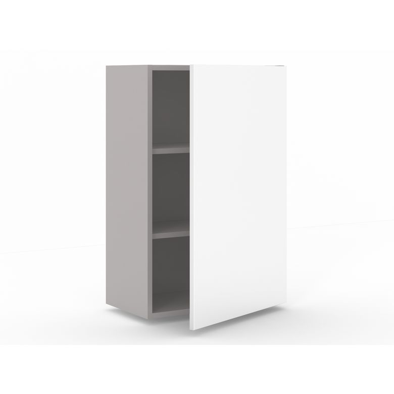Meuble haut de rangement H.91 cm - 1 porte, 2 tablettes