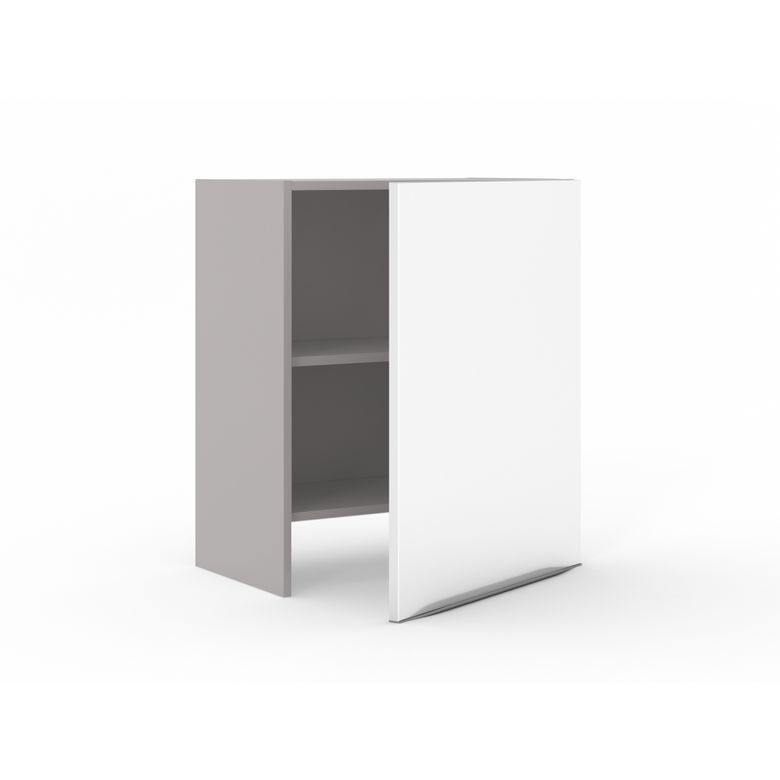 Meuble haut pour hotte tiroir 1 porte, 1 tablette