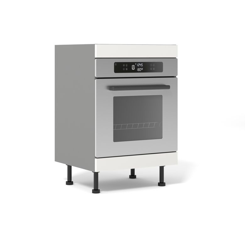 Meuble bas four 2 bandeaux