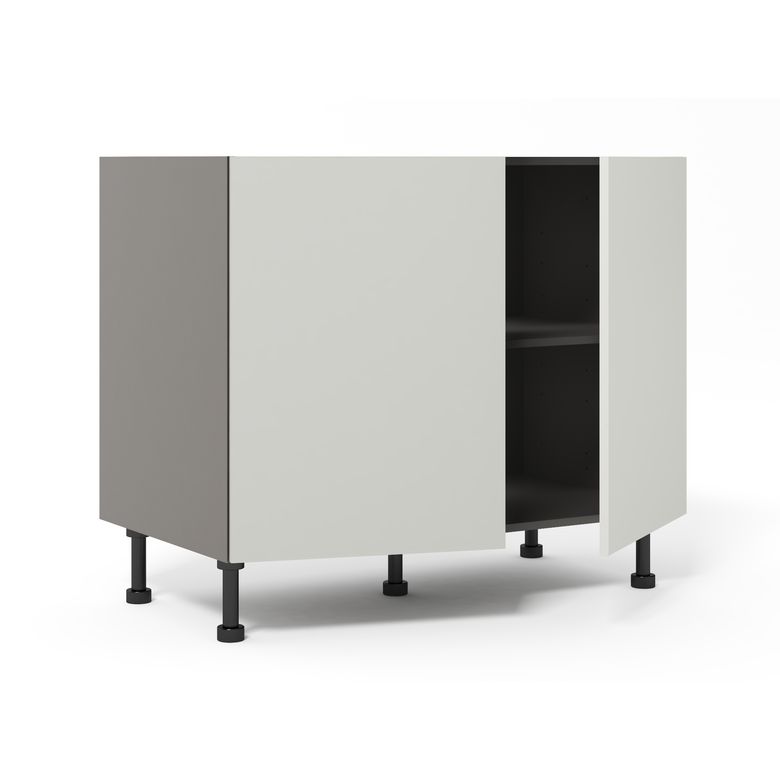 Meuble bas de rangement de cuisine 2 portes, 1 tablettes