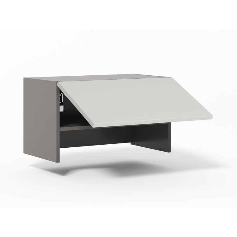 Meuble haut de cuisine pour hotte tiroir, 1 abattant