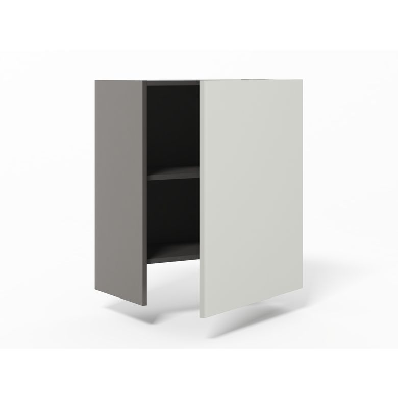 Meuble haut pour hotte tiroir 1 porte, 1 tablette