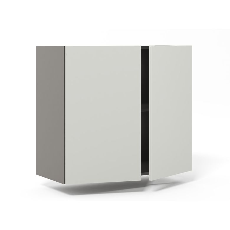 Meuble haut de rangement de cuisine 2 portes, 1 tablette