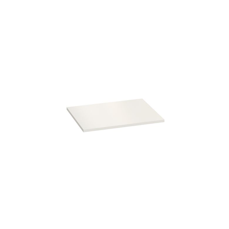 Plan de toilette mélaminé décor uni blanc FORMEO