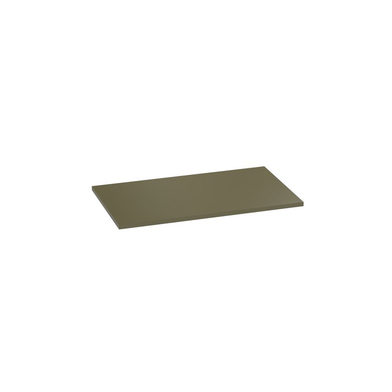 Plan de toilette mélaminé décor uni olive FORMEO