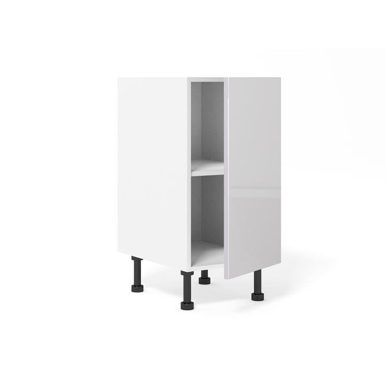 Meuble bas de rangement grande largeur 1 porte, 1 tablette