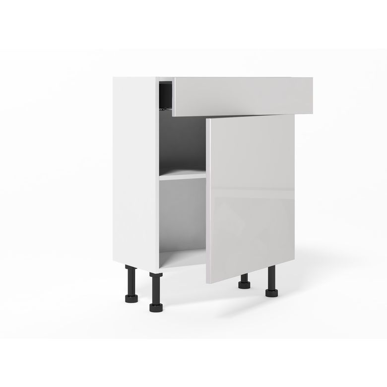 Meuble bas gain de place 1 porte, 1 tablette