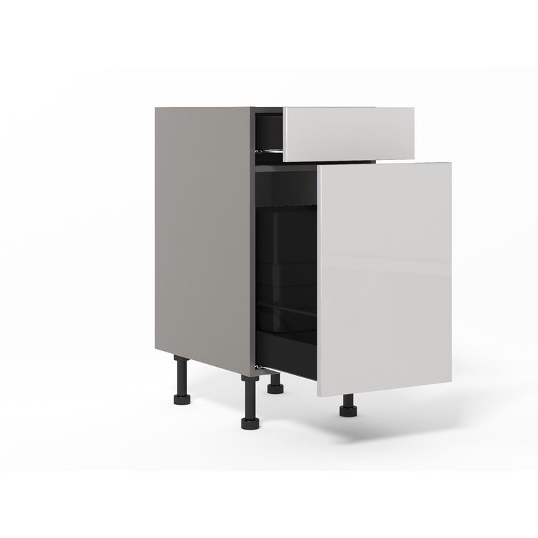 Meuble bas espace saveur 1 porte extractible
