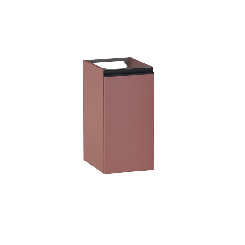 Meuble complément sous-vasque gain de place H.60 cm, 1 porte, décor uni FORMEO