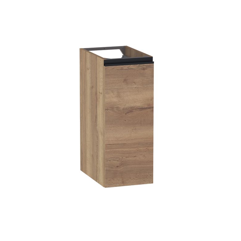 Meuble complément sous-vasque, H.75 cm, 1 porte, décor naturel FORMEO
