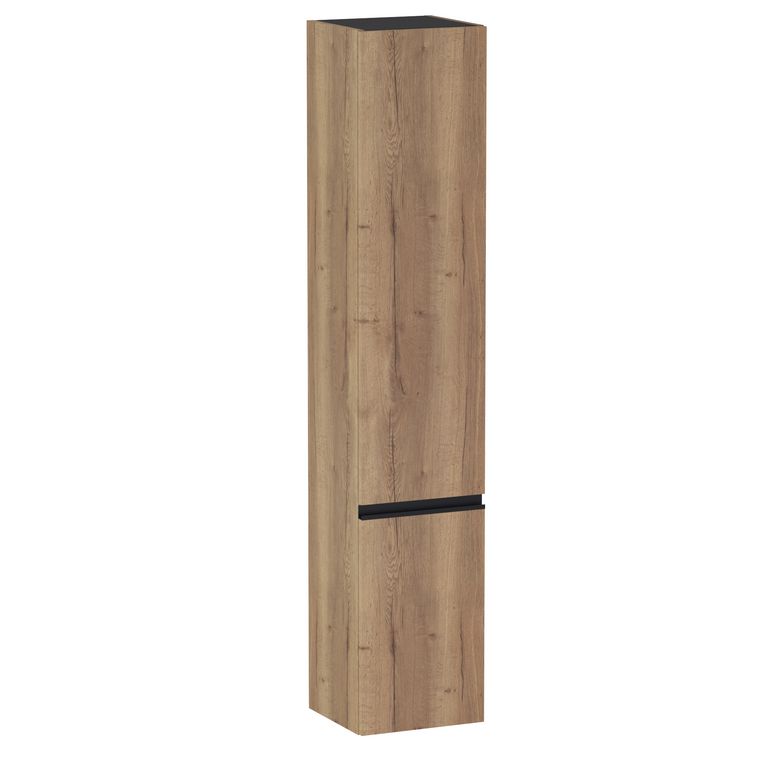 Colonne de salle de bains L.35 cm, 2 portes, décor naturel FORMEO
