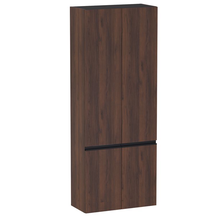 Colonne 4 portes Formeo noyer warmia P/noir H180xL70xP33 Main Image