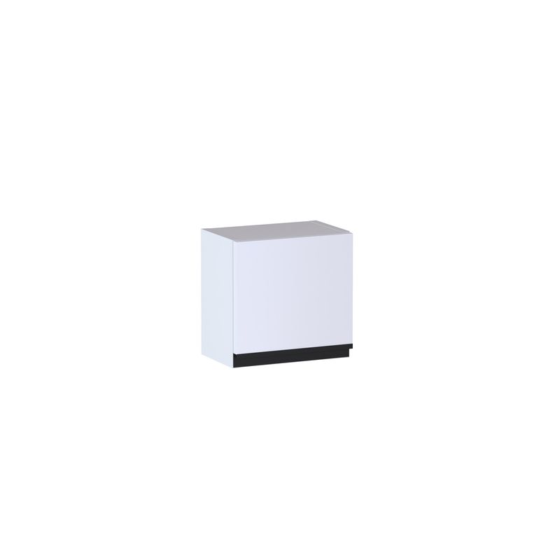 Haut 1 porte Formeo blanc mat P/noir H30xL30xP20 D Main Image