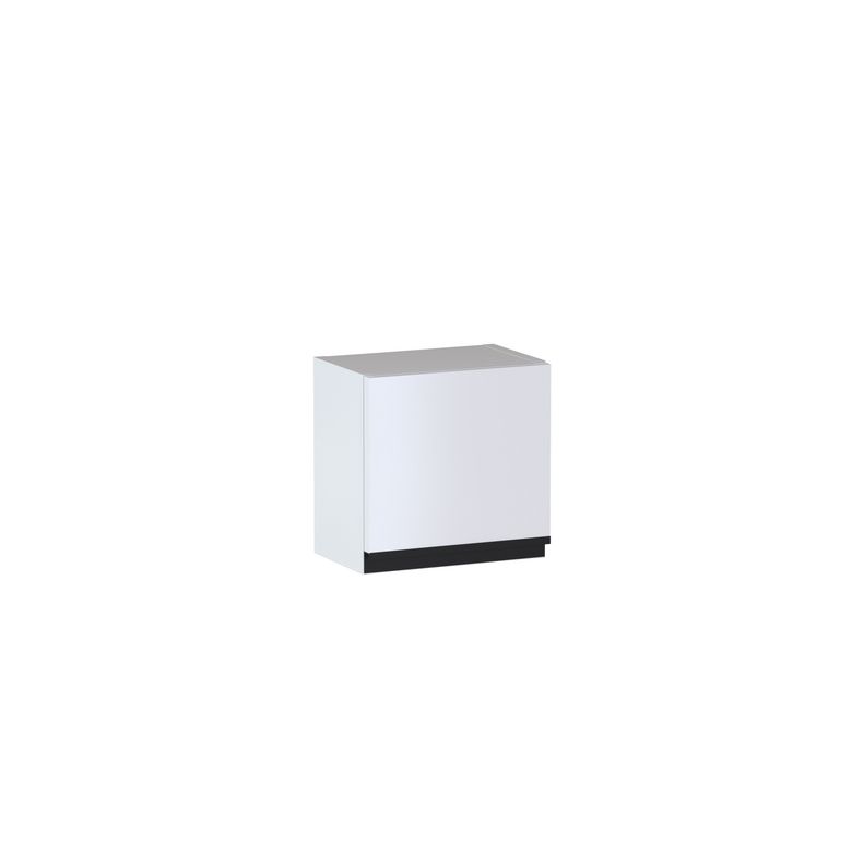 Meuble haut de salle de bains H.30 cm, 1 porte, décor uni FORMEO