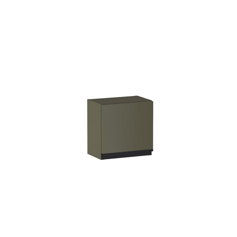 Meuble haut de salle de bains H.30 cm, 1 porte, décor uni FORMEO