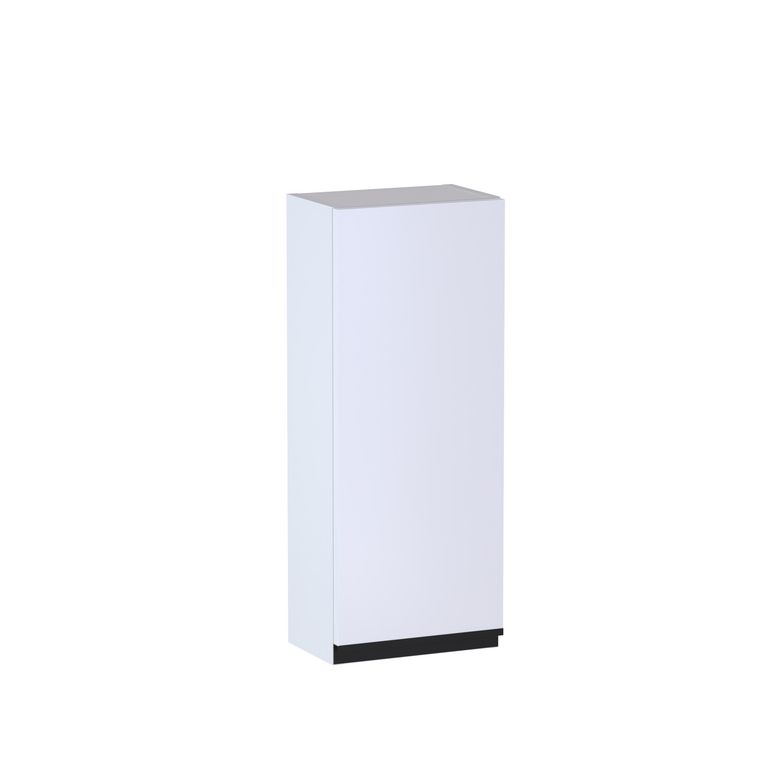 Meuble haut de salle de bains H.75 cm, 1 porte, décor verni laqué FORMEO