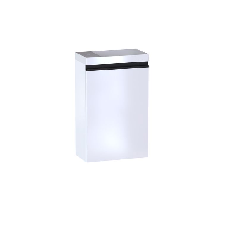 Meuble lave-mains L.40 cm, décor verni laqué FORMEO