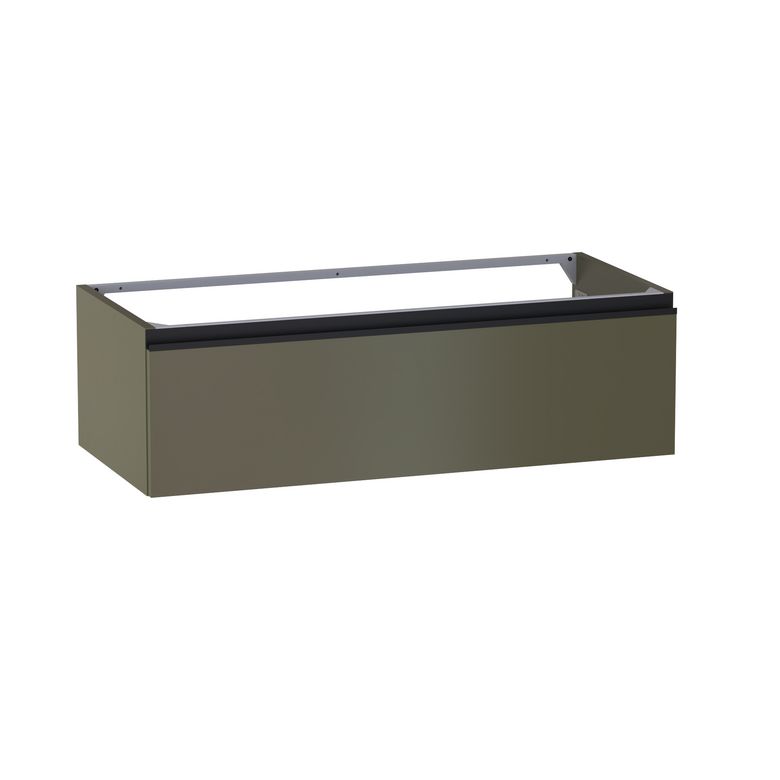 Sous vasque 1 tiroir Formeo olive P/noir H30xL100xP45.5 Main Image