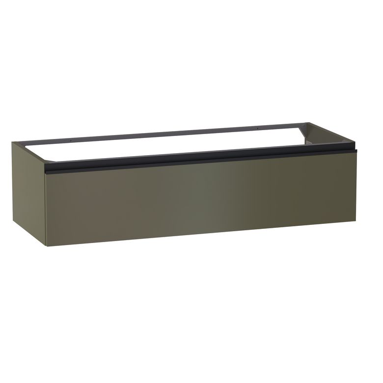 Meuble sous-vasque L.120 cm, 1 tiroir, décor uni FORMEO