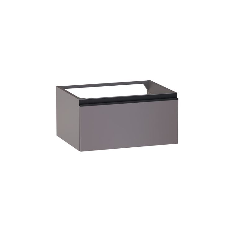 Meuble sous-vasque L.60 cm, 1 tiroir, décor verni laqué FORMEO