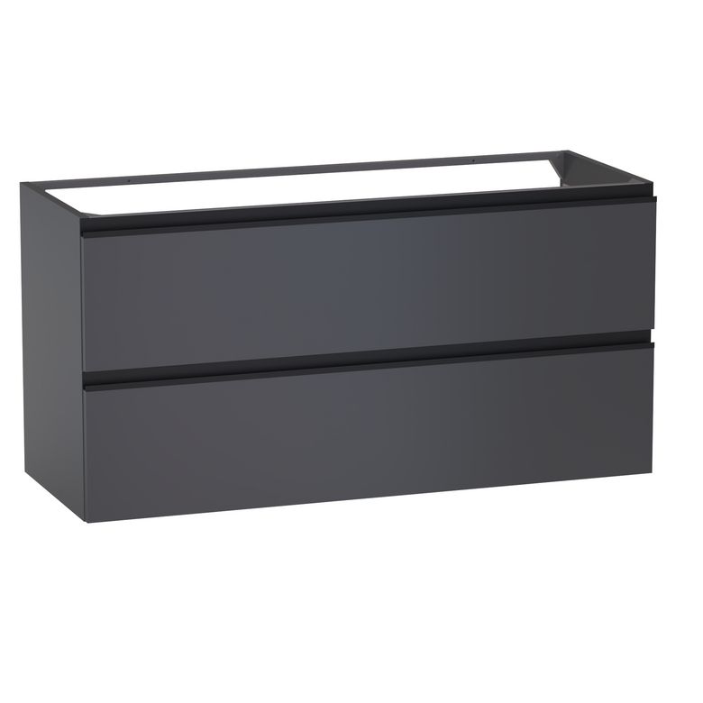 Meuble sous-vasque L.120 cm, 2 tiroirs, décor uni FORMEO