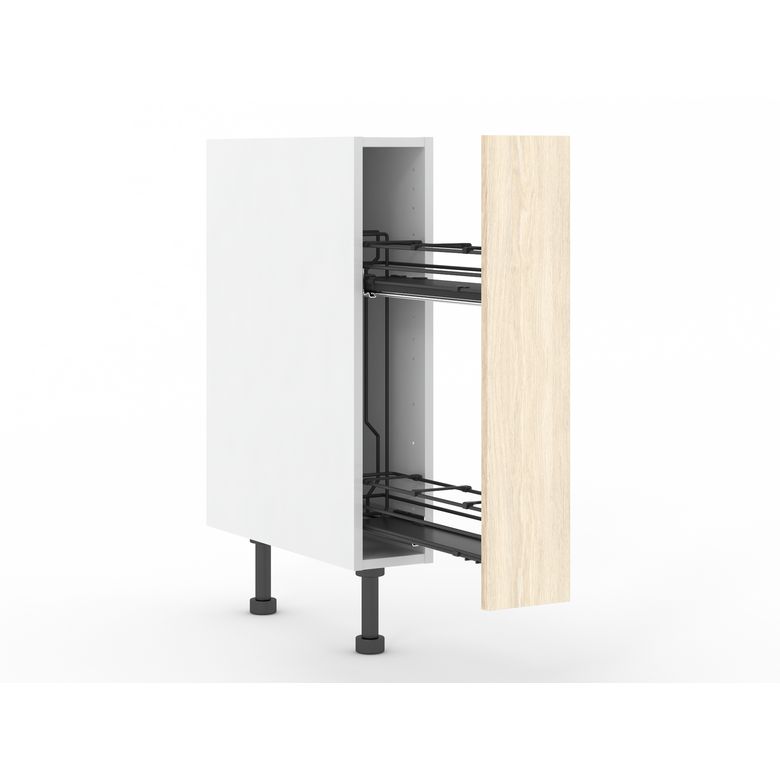 Meuble bas espace saveur 1 porte extractible