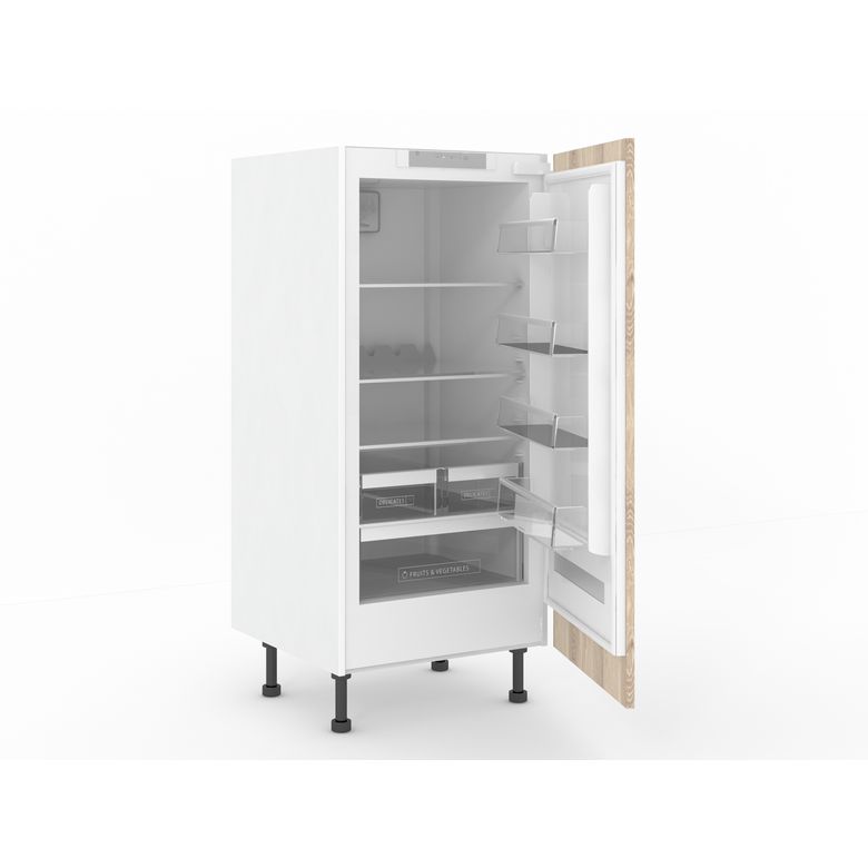 Demi-colonne refrigerateur Sève chêne naturel H148xL60xP63 D Main Image