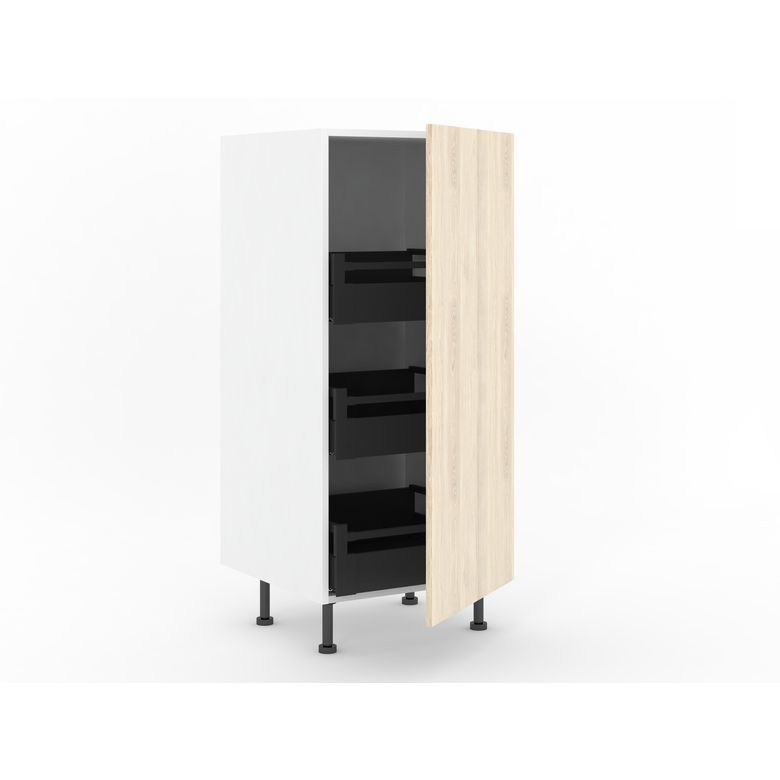 Demi-colonne rangement de cuisine, avec 1 porte
