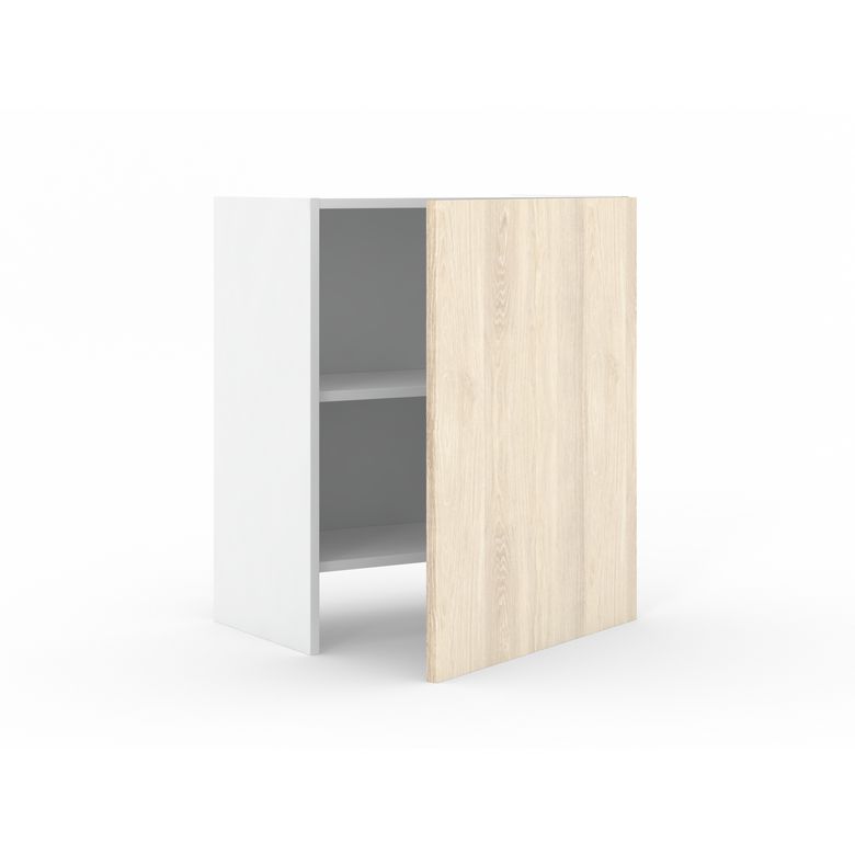 Meuble haut pour hotte tiroir 1 porte, 1 tablette