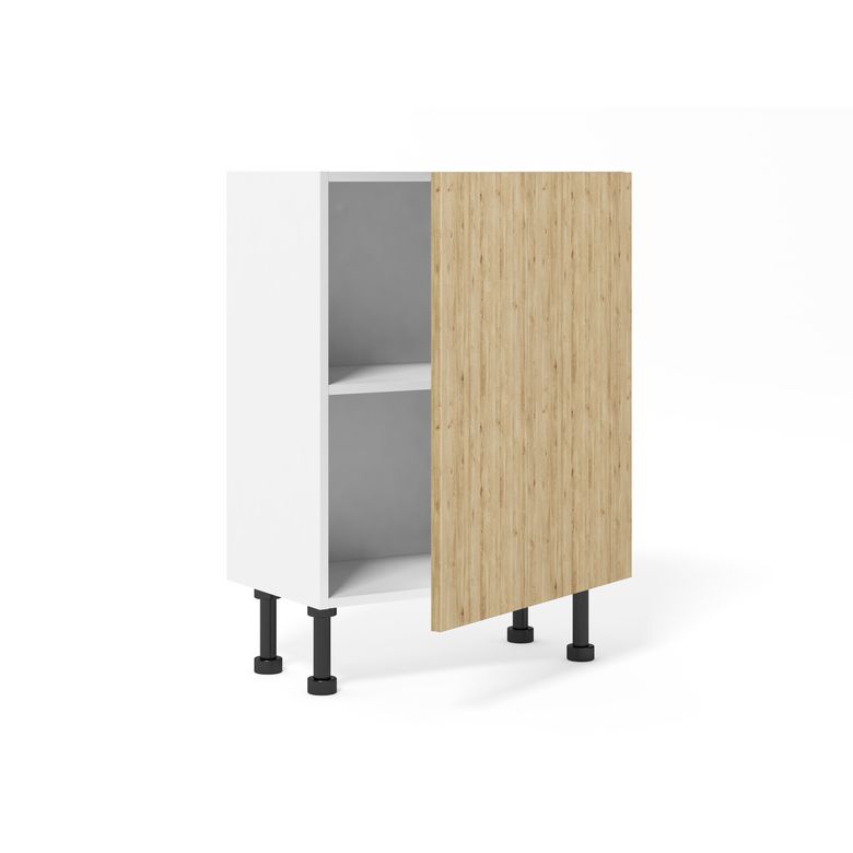 Meuble bas gain de place 1 porte, 1 tablette