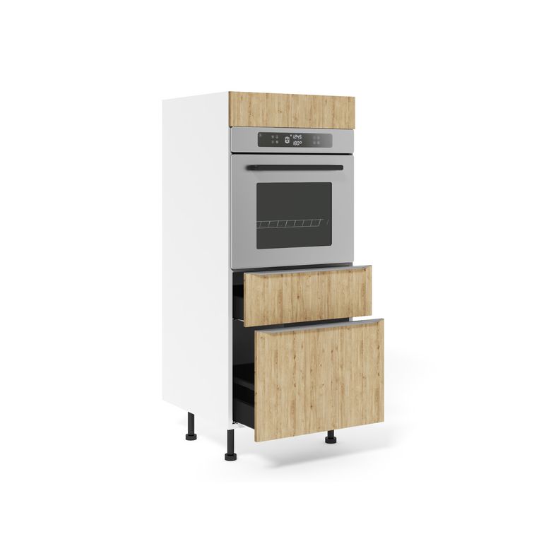 Meuble Demi-colonne four 1 casserolier+1 tiroir