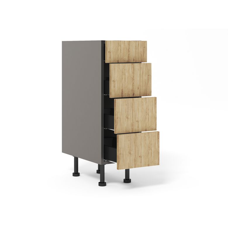 Meuble bas 4 tiroirs