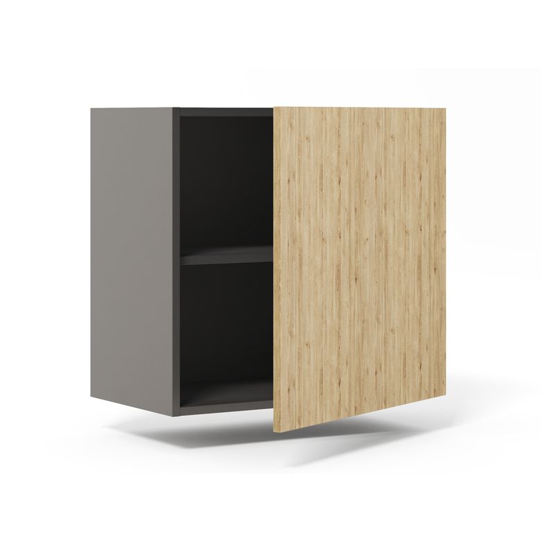 Meuble haut de rangement 1 porte, 1 tablette