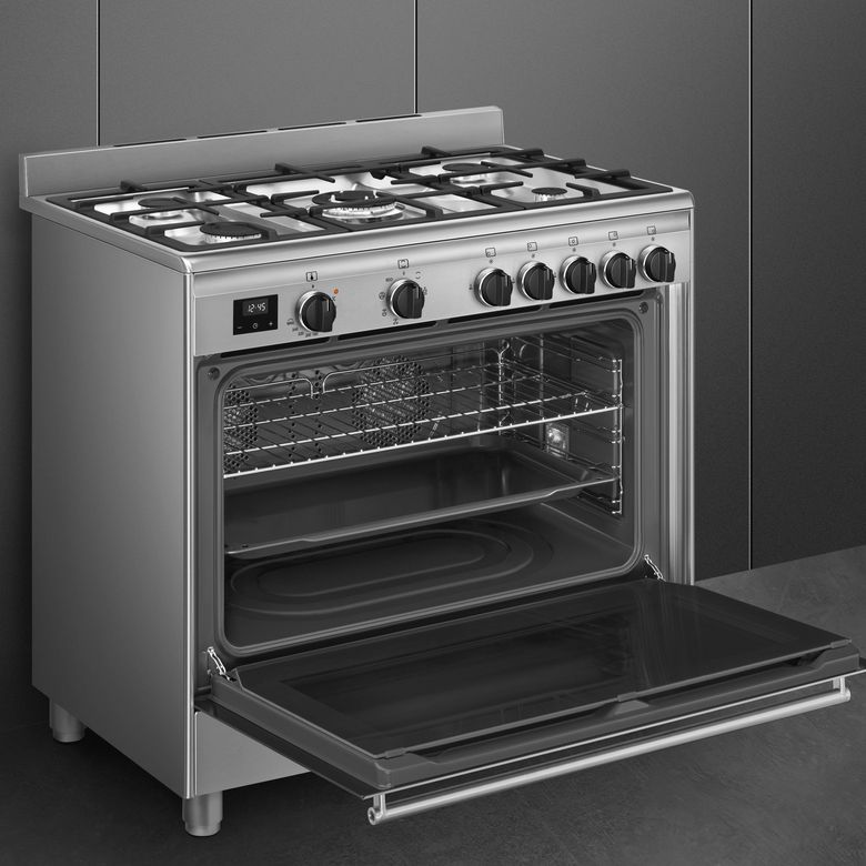 Piano de cuisson gaz Smeg BG91X2-Lapeyre