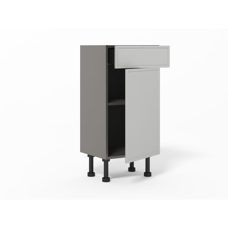 Meuble bas gain de place 1 porte, 1 tiroir, 1 tablette