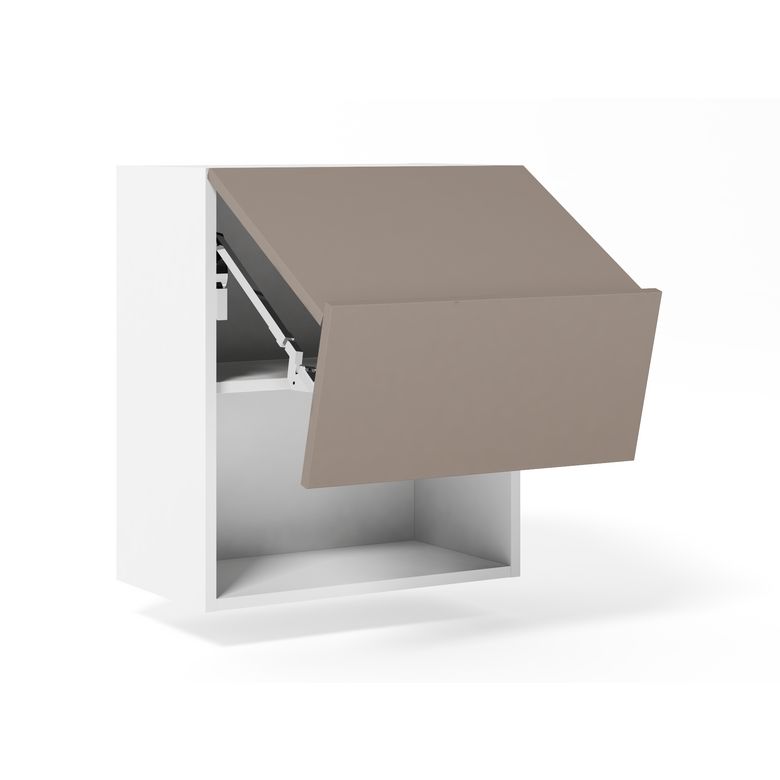 Meuble haut de cuisine 2 portes pliantes, 1 tablette