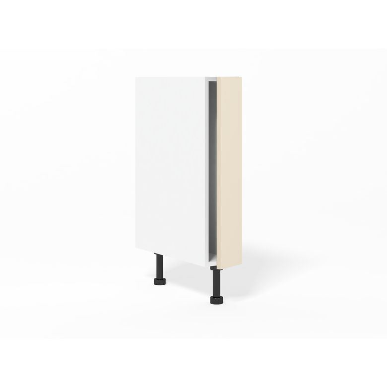 Meuble bas de rangement 1 porte largeur 15 cm