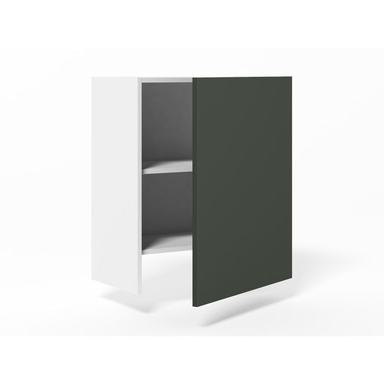 Meuble haut pour hotte tiroir 1 porte, 1 tablette