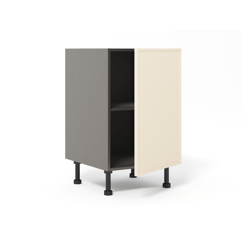 Meuble bas de rangement grande largeur 1 porte, 1 tablette