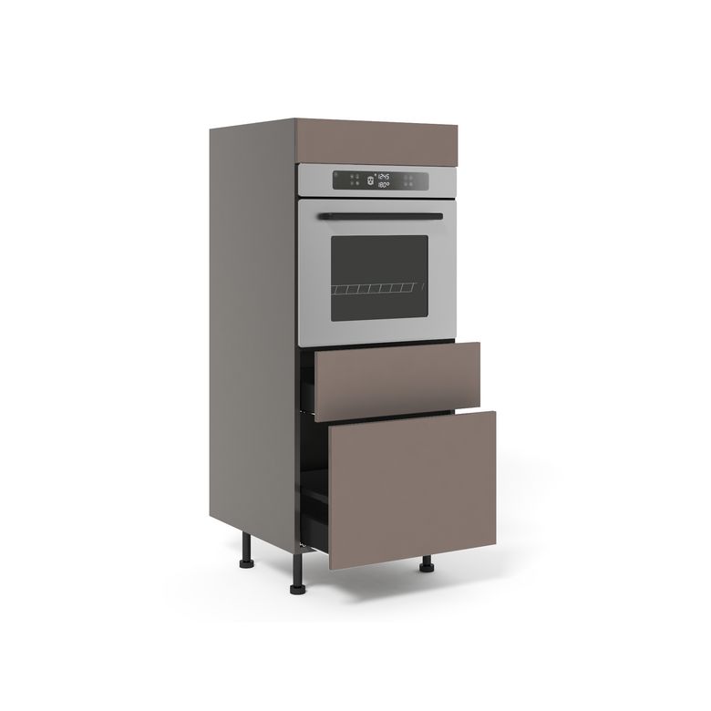 Meuble Demi-colonne four 1 casserolier+1 tiroir