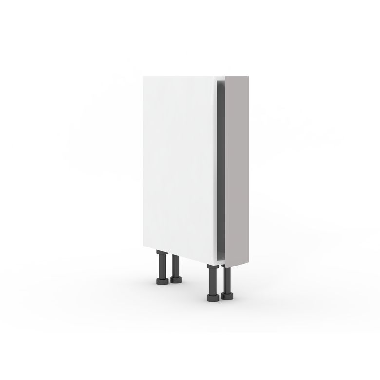 Meuble bas de rangement 1 porte largeur 15 cm