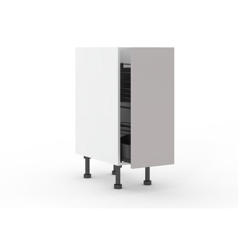 Meuble bas de préparation, 1 porte extractible