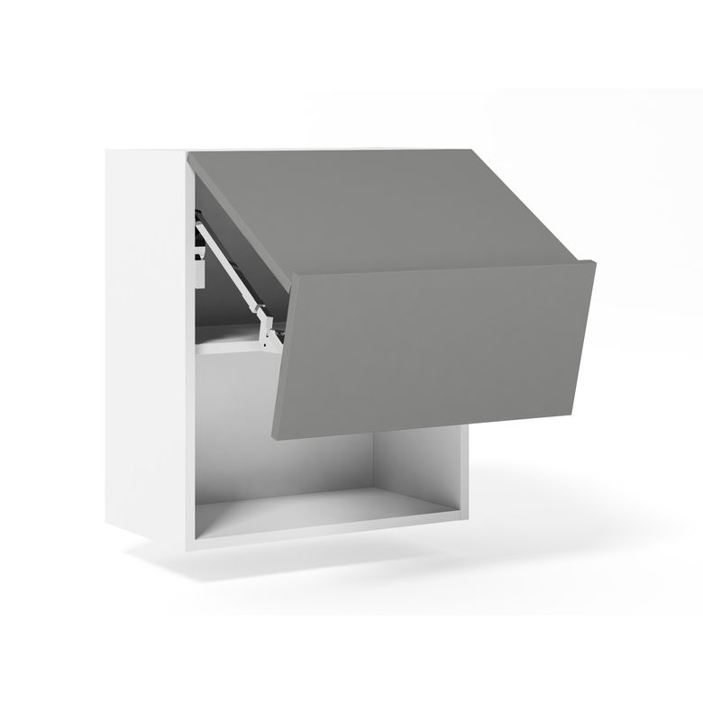 Meuble haut de cuisine 2 portes pliantes, 1 tablette