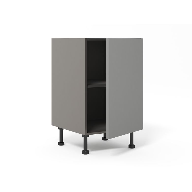 Meuble bas de rangement grande largeur 1 porte, 1 tablette
