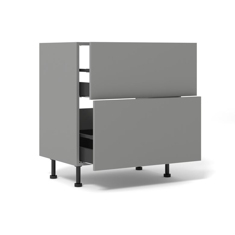 Bas table/hotte 2 casseroliers Agile nuage H92xL80xP63 Main Image