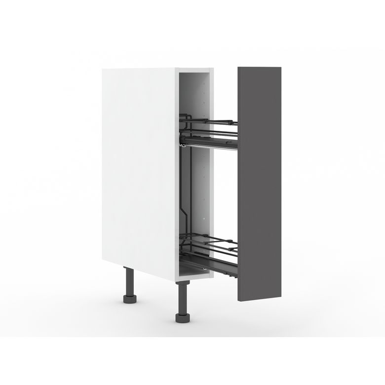 Meuble bas espace saveur 1 porte extractible