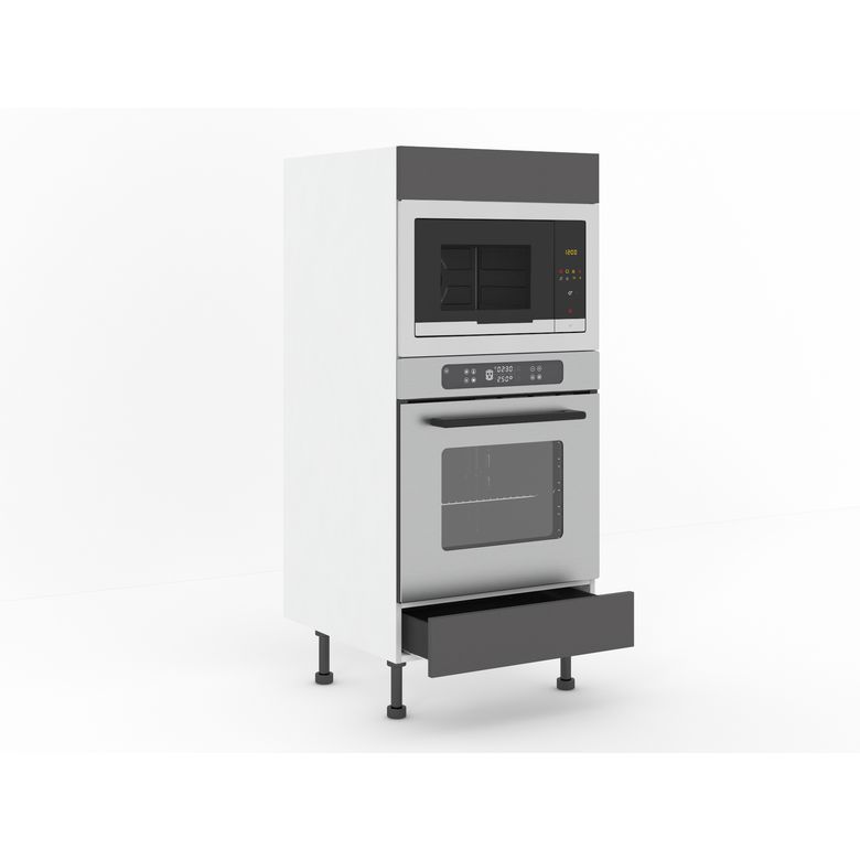 Demi-colonne pour four et micro-ondes encastrables