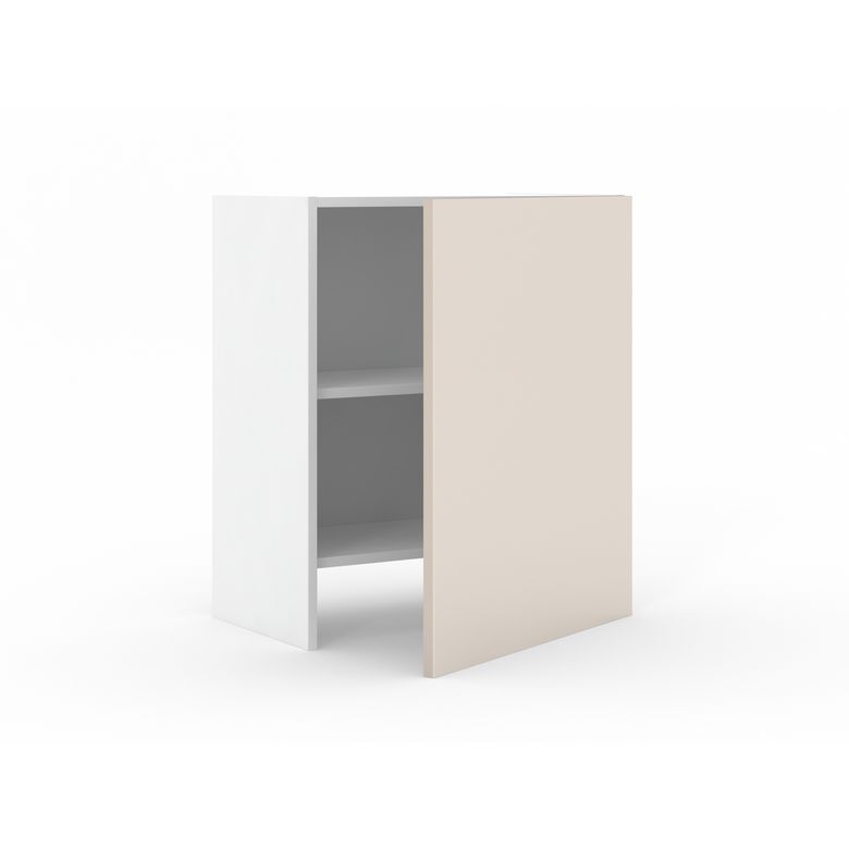 Meuble haut pour hotte tiroir 1 porte, 1 tablette