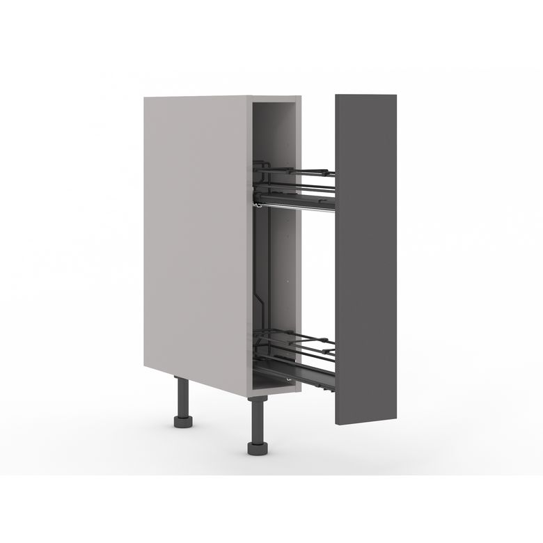 Meuble bas espace saveur 1 porte extractible